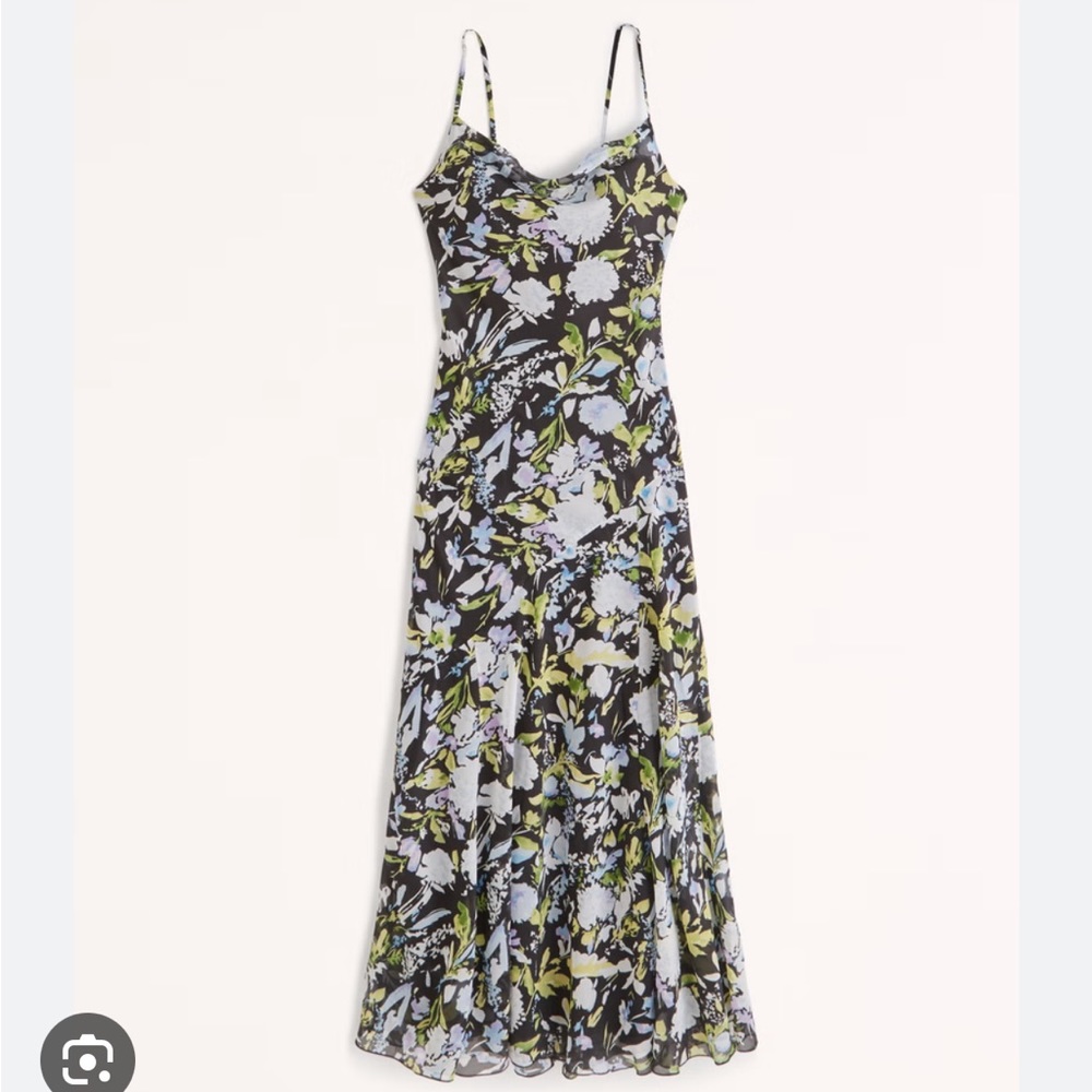 Abercrombie cowl neck maxi dress